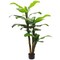 8-Pack 6' Artificial Banana Trees with 27 Leaves – Bulk Faux Indoor Tropical Plants with Decorative Pots – Realistic Maintenance-Free Greenery for Events, Lobbies & Large Spaces